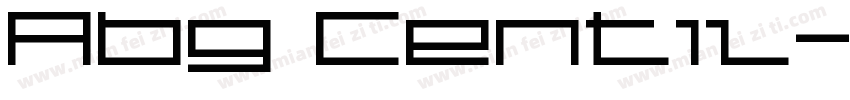 Abg Centil字体转换